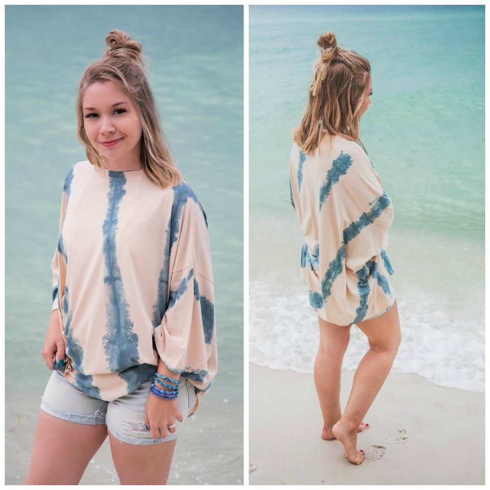 Ocean's Avenue Tie Dye Knit Top - Picture 4 of 4